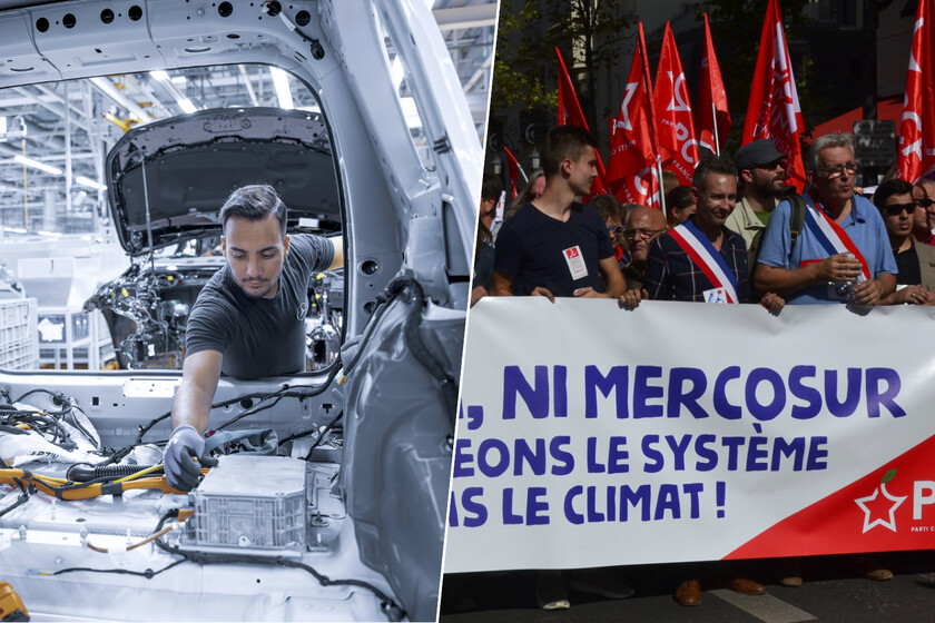 Mientras los agricultores temen el pacto con Mercosur, un sector saca el champán: la industria del automóvil