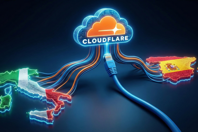 Cloudflare se planta en Italia por los bloqueos. En España, el conflicto con LaLiga apunta al mismo problema de fondo