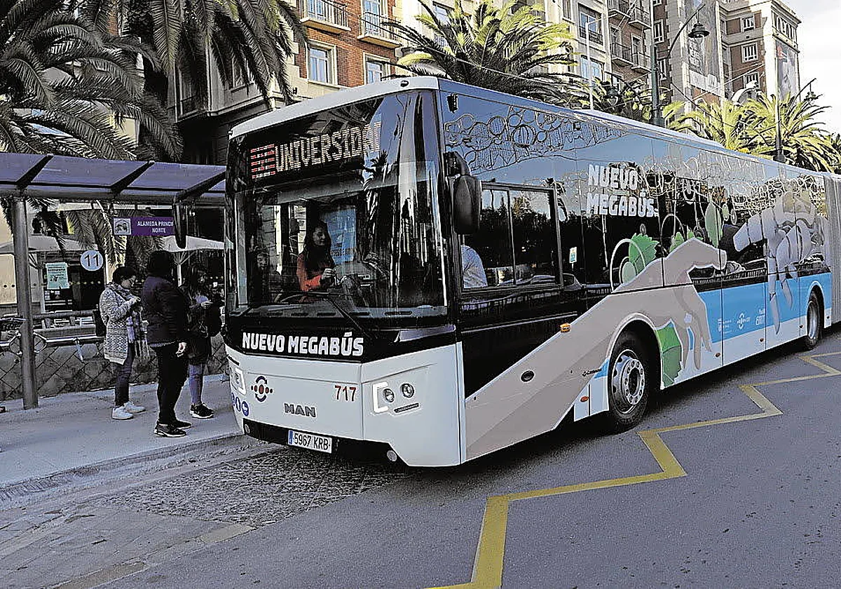 Las diez líneas de bus más usadas por los malagueños: una de ellas supera los cinco millones de viajeros