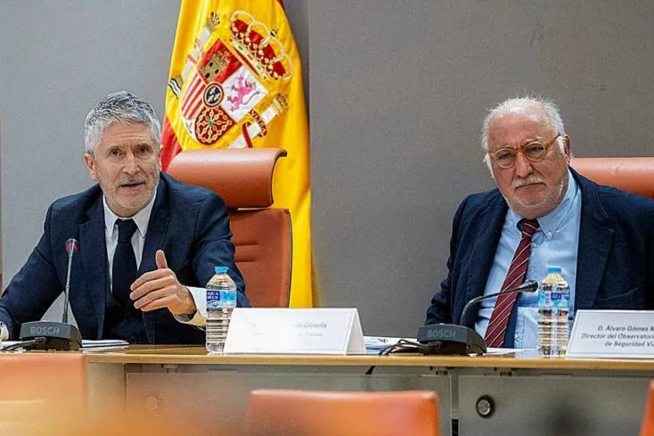 Navarro (DGT) rectifica a Grande-Marlaska: "Si no colocas la baliza V16, te van a denunciar"