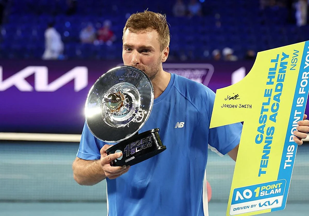 Jordan Smith, el aficionado que pone en jaque el reinado de Carlos Alcaraz y Jannik Sinner