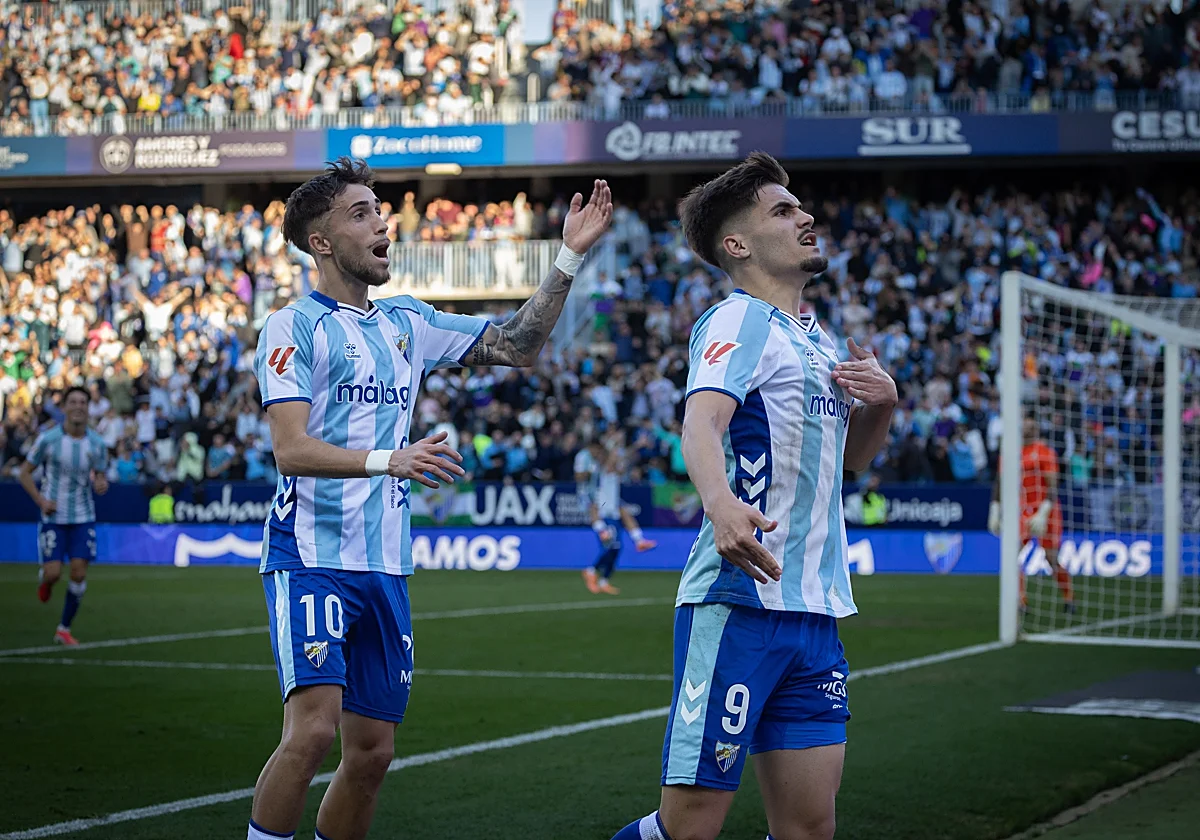 El Málaga, el equipo que más suma en casa en Segunda