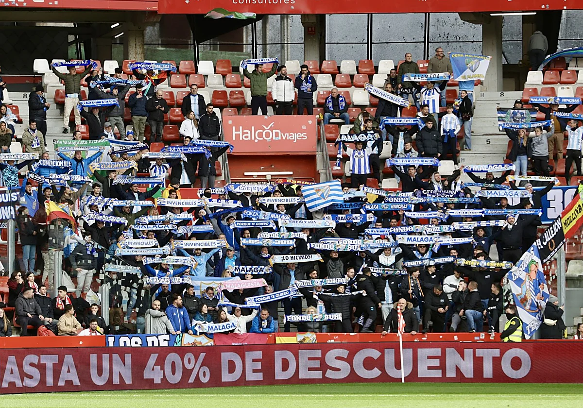 Vuelve la marea blanquiazul: se espera más de un millar de malaguistas en Córdoba