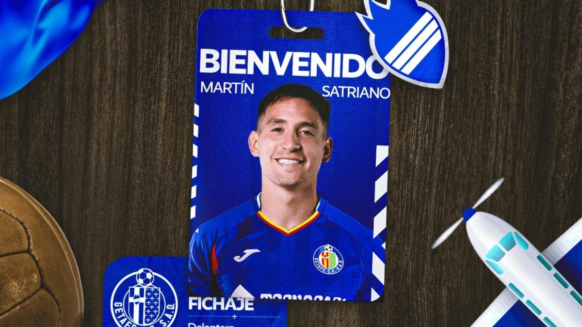 Martín Satriano, nuevo jugador del Getafe