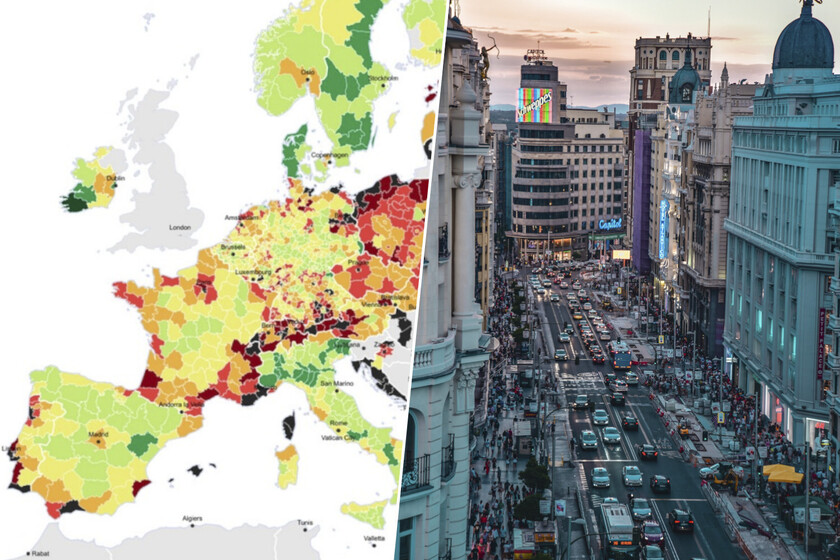Hay una Europa que se asfixia para pagar la vivienda y otra que vive tranquila. Y este mapa muestra las diferencias