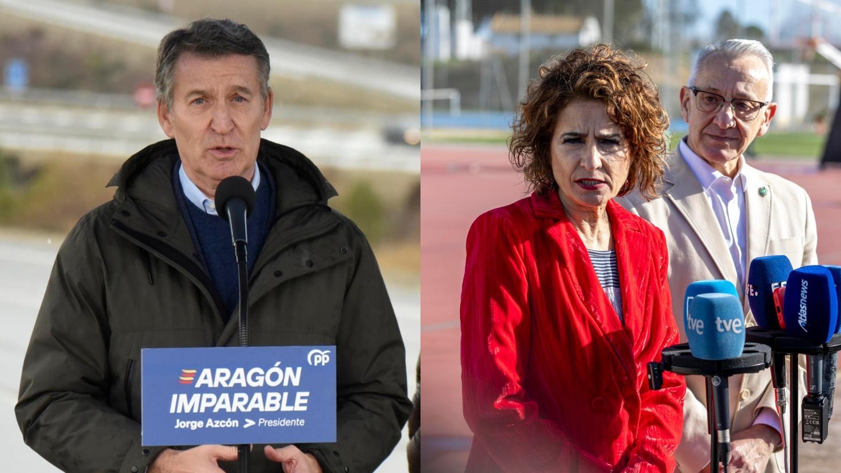 Feijóo exige a Sánchez que retire su pacto con ERC y Montero acusa al PP de "romper España" enfrentando a las regiones