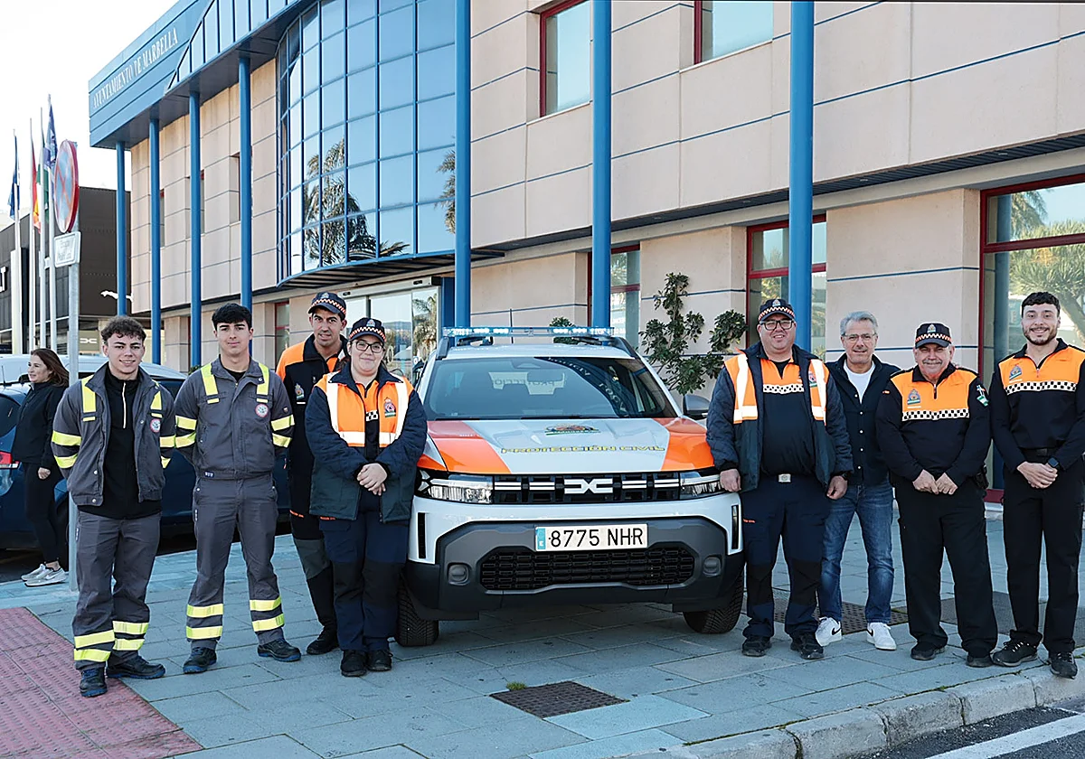 Protección Civil de Marbella crece: más voluntarios, más medios y un nuevo tipo de vehículo