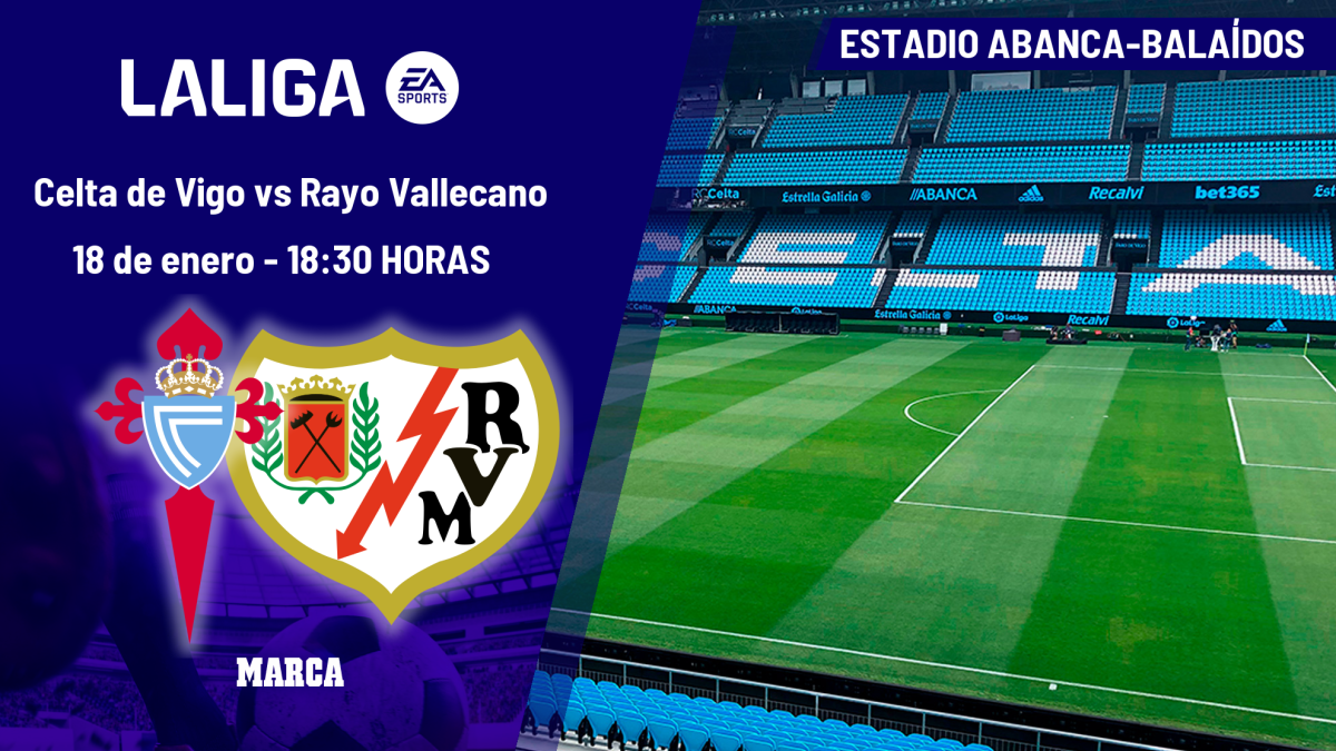 Celta de Vigo - Rayo Vallecano: horario, dónde ver en TV y canal del partido de LaLiga EA Sports