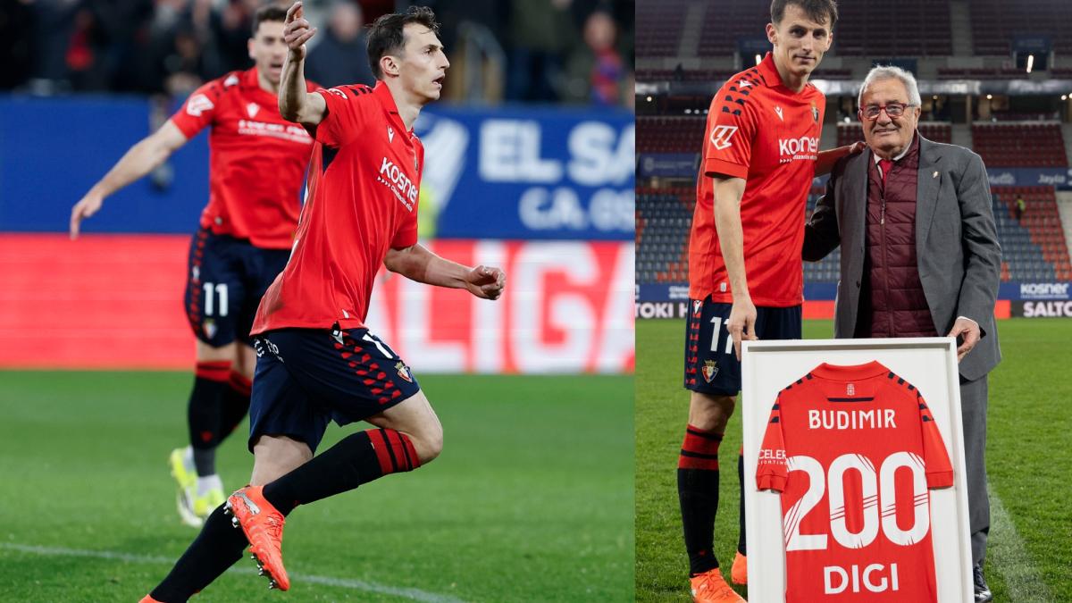 Budimir redondea su partido 200 con Osasuna marcando su gol 80 como rojillo