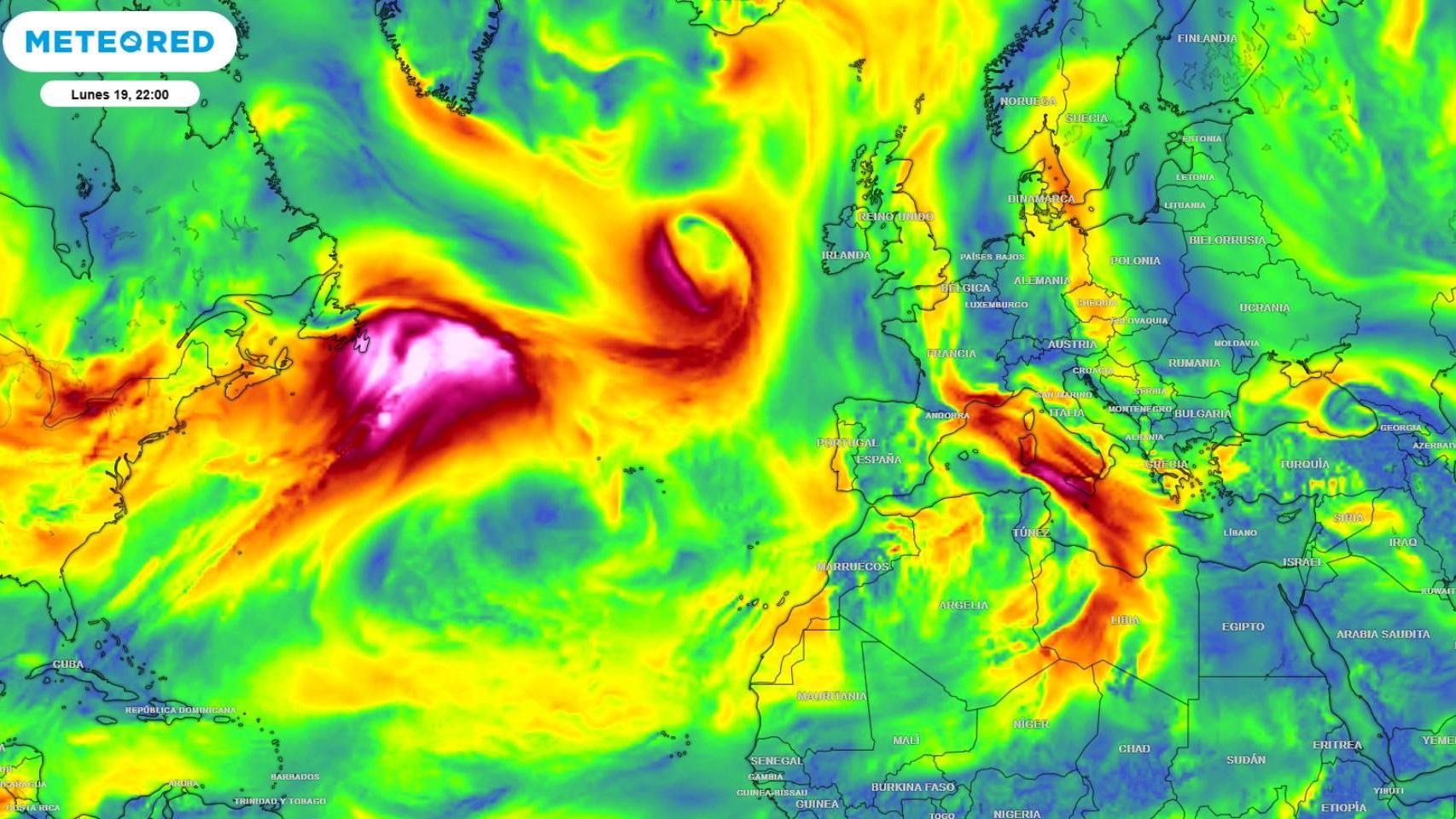 Confirmado por Aemet: llega la borrasca Harry en las próximas horas con 100 l/m2 de lluvia y 50 cm de nieve en España