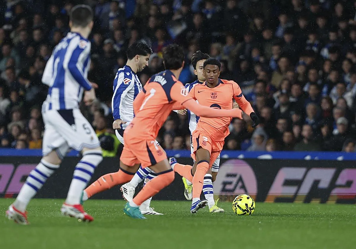 Directo | Gol anulado a la Real y clara ocasión de Pedri