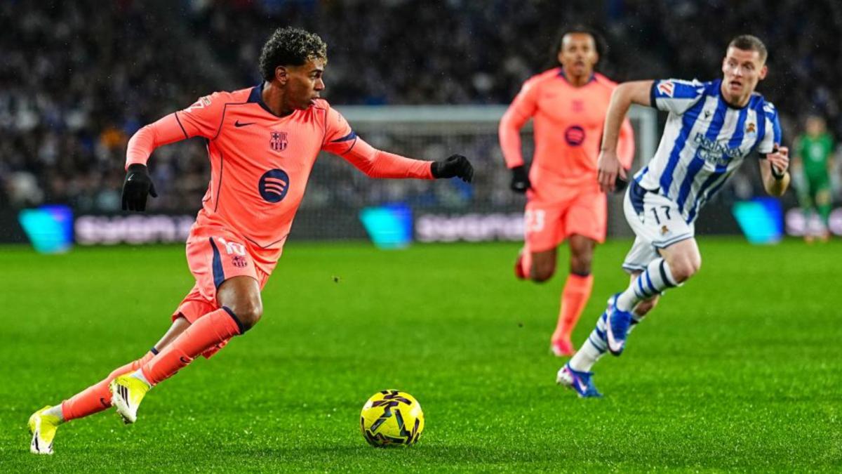 Lamine está de exhibición