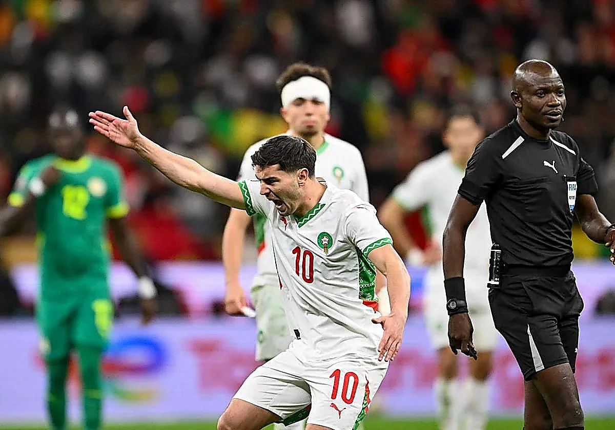 Malaga-born Brahim Díaz at centre of Afcon final chaos as Senegal lift trophy