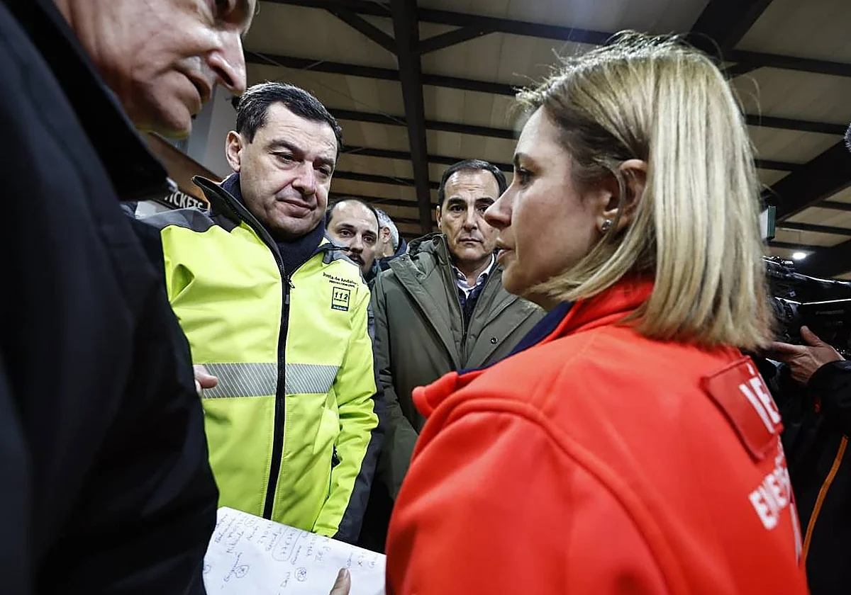 Juanma Moreno avanza que puede haber más fallecidos y que los equipos de rescate trabajarán toda la noche
