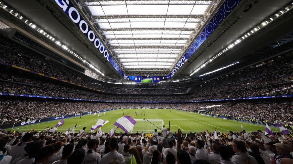 El Bernabéu lidera firme el ranking de ocupación de los estadios de LaLiga