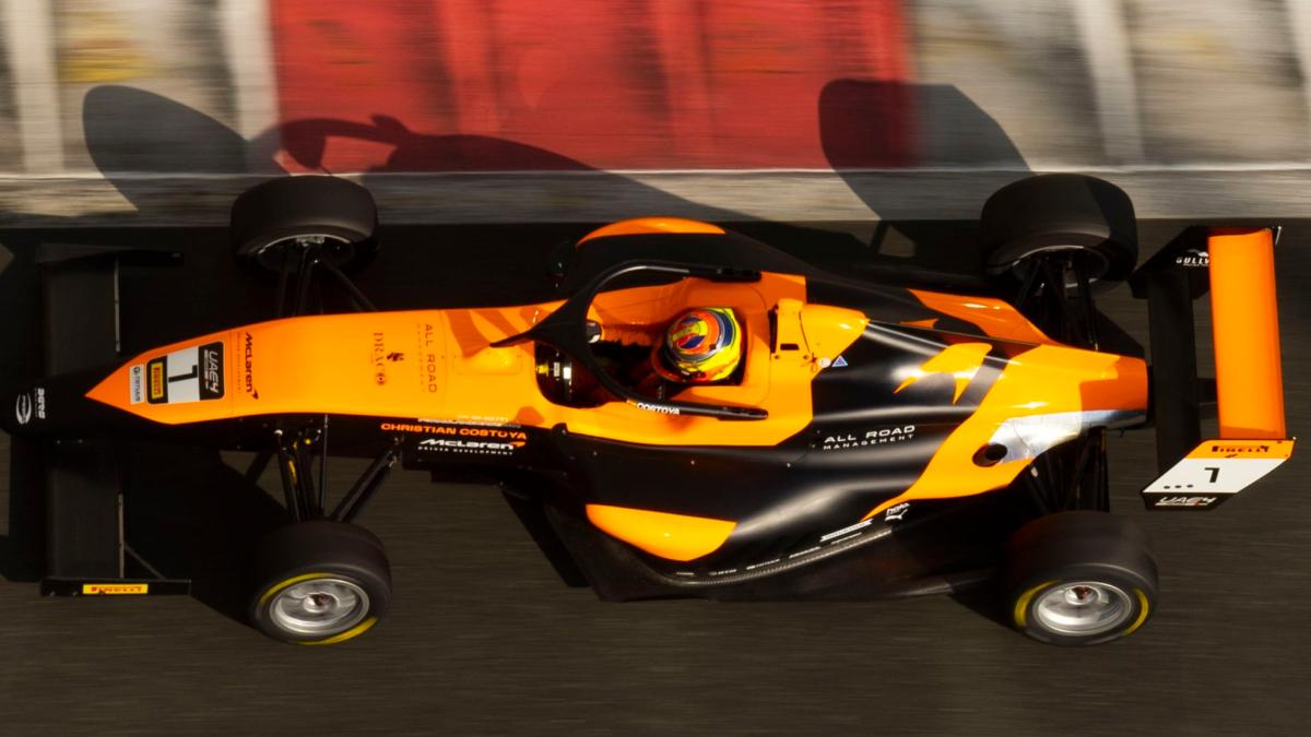La joya española de McLaren ilusiona: Costoya, el mejor rookie en su debut en monoplazas
