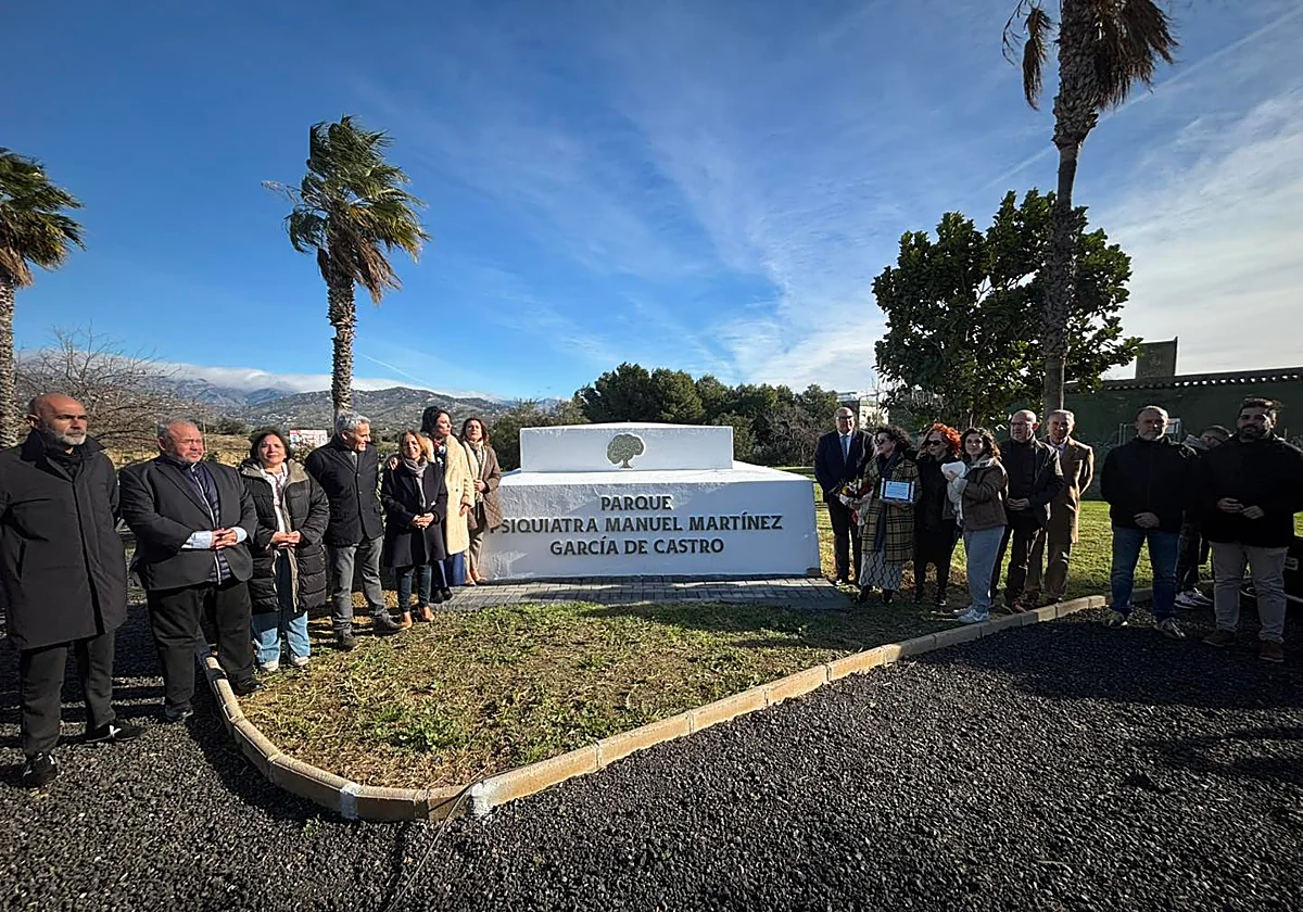 Park named after psychiatrist who revolutionised mental health on eastern Costa del Sol