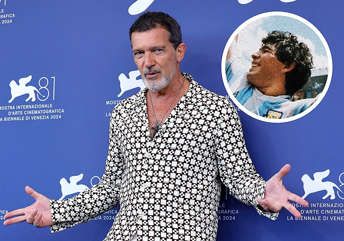 Antonio Banderas ficha por una película futbolera para encarnar a Maradona