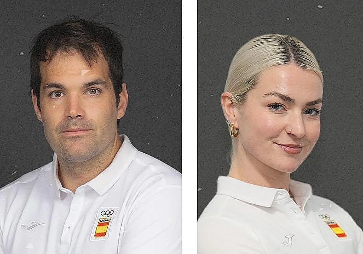 Olivia Smart and Quim Salarich, Spanish flag bearers in the Milan-Cortina d'Ampezzo Games