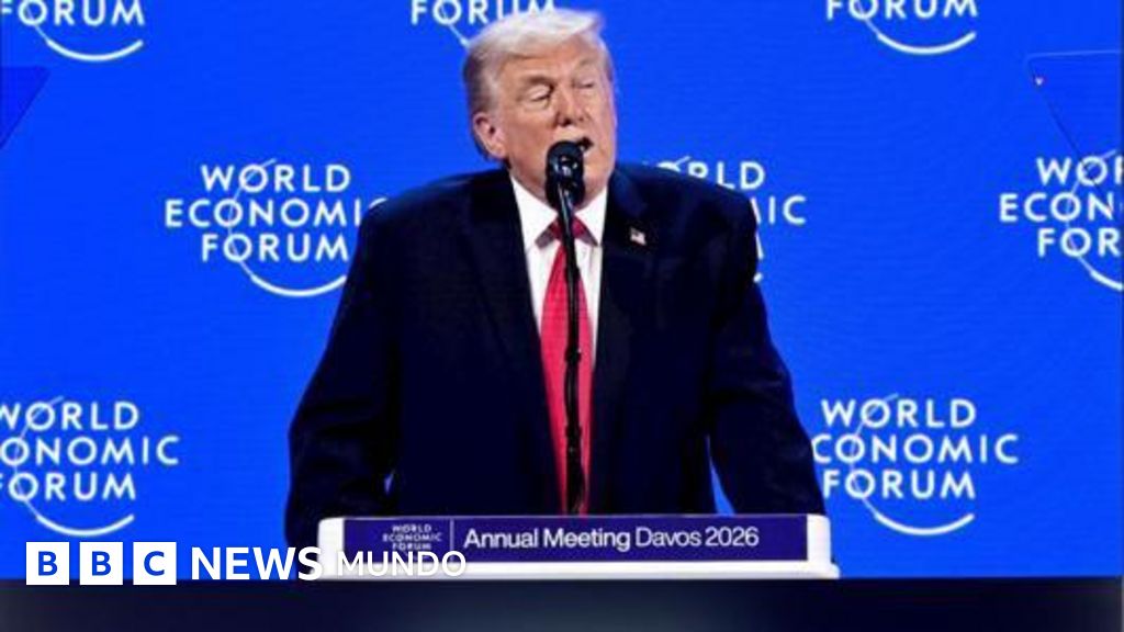 "Estoy buscando negociaciones inmediatas para adquirir Groenlandia", dice Trump en Davos e insiste en que no quiere usar la fuerza