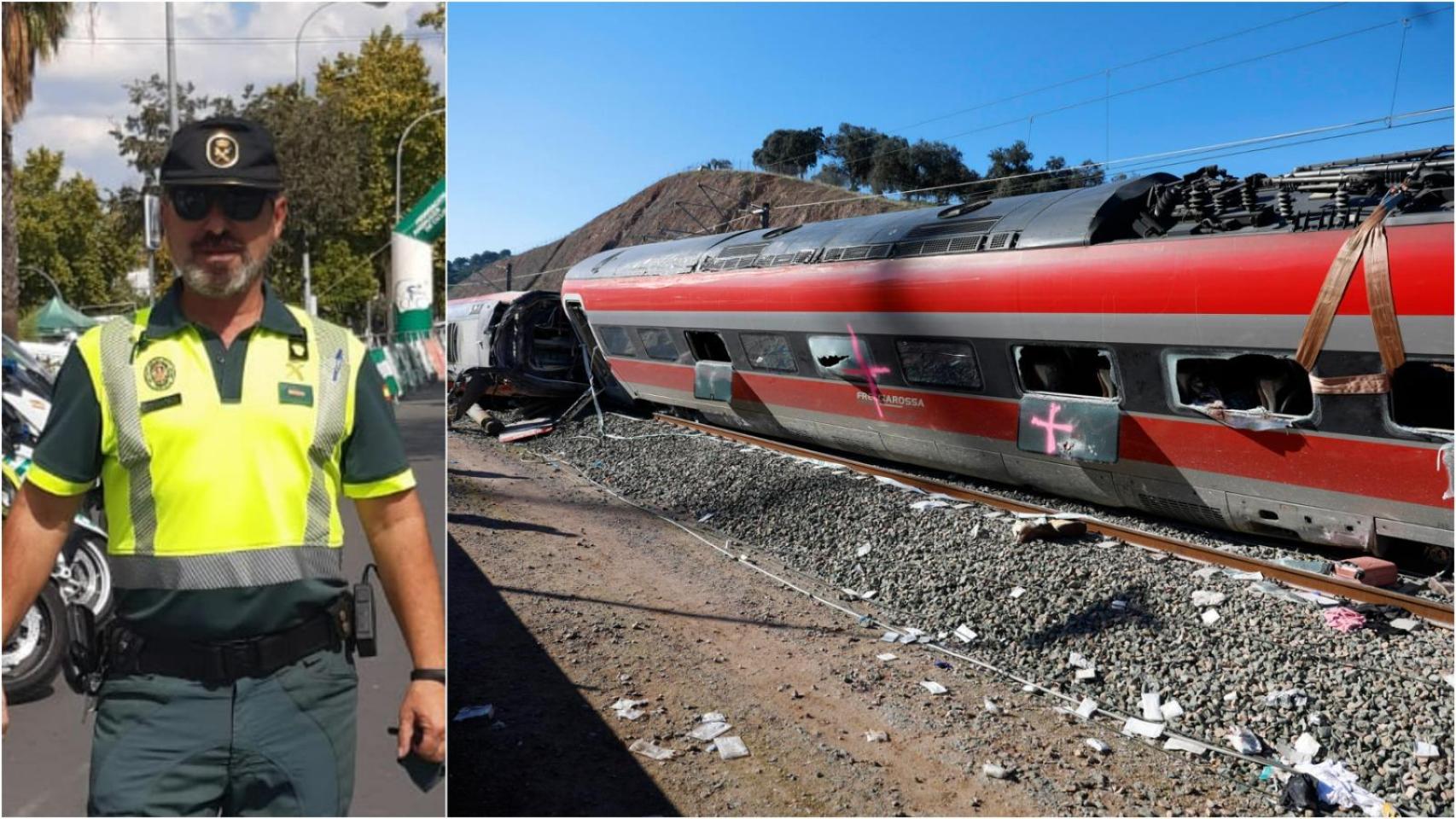 La "película de terror" del cabo Montes en las vías de Adamuz, donde auxilió a 50 pasajeros: "Había personas decapitadas"