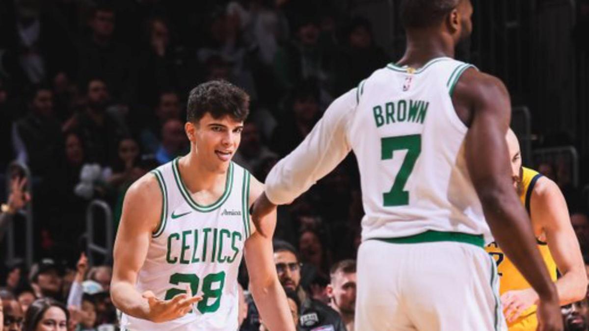 Hugo González es el "fuego" de los Celtics y referente de una estadística avanzada de la NBA