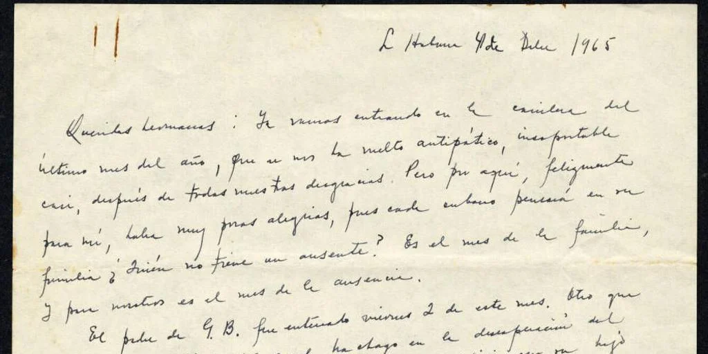 «Es el mes de la ausencia», hambre, exilio y familia en dos cartas inéditas de Lezama Lima a sus hermanas