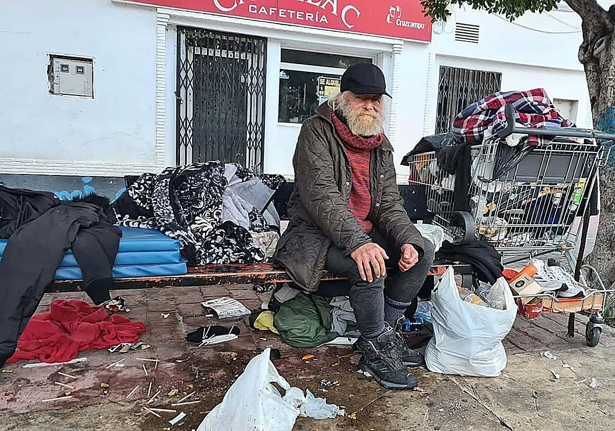 Lutz, the homeless Canadian who was attacked on Granada's Costa Tropical