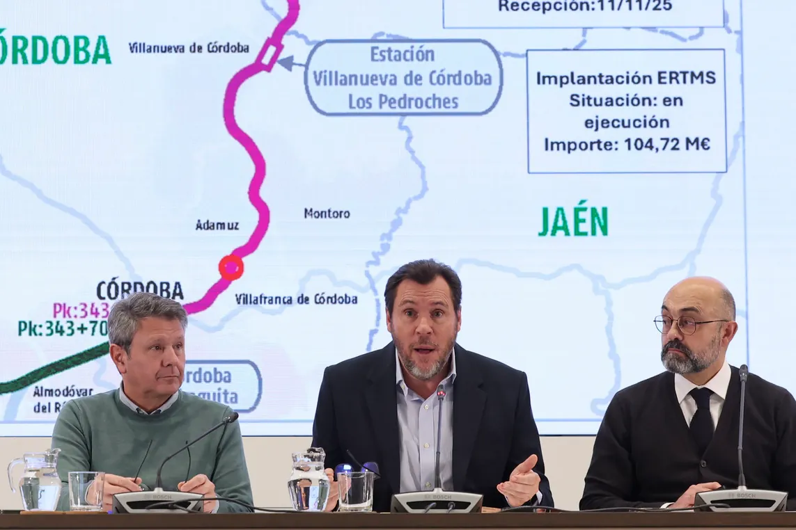 Óscar Puente: "Si se produjo esa rotura del carril fue en los minutos u horas antes del paso del tren de Iryo"