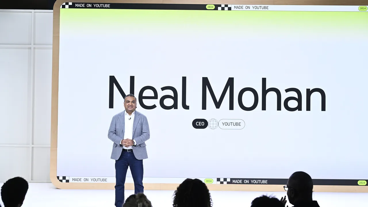 El fin del YouTuber: Por qué Neal Mohan, CEO de YouTube, quiere que llames a los creadores “Estudios”
