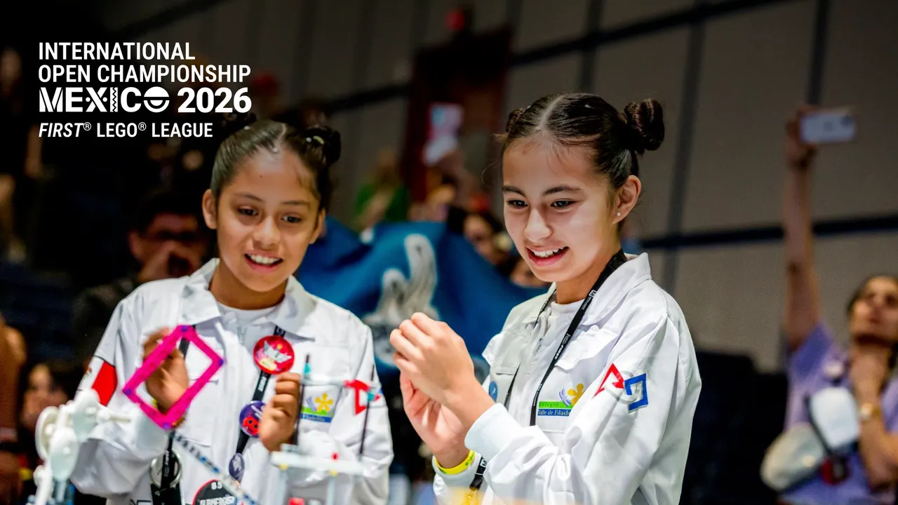 México se adelanta al Mundial de Fútbol: será sede global del campeonato de robótica FIRST LEGO League