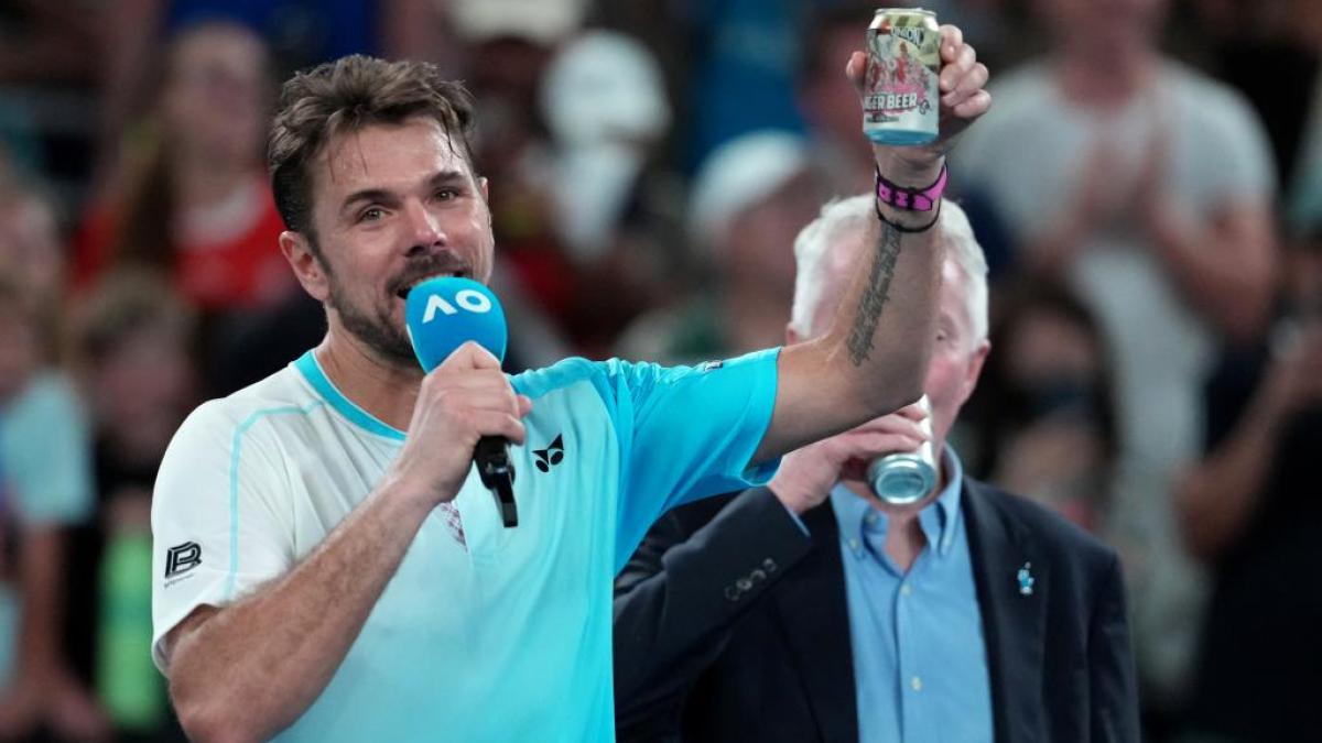 Wawrinka se despide de Australia con un último recital de revés a una mano