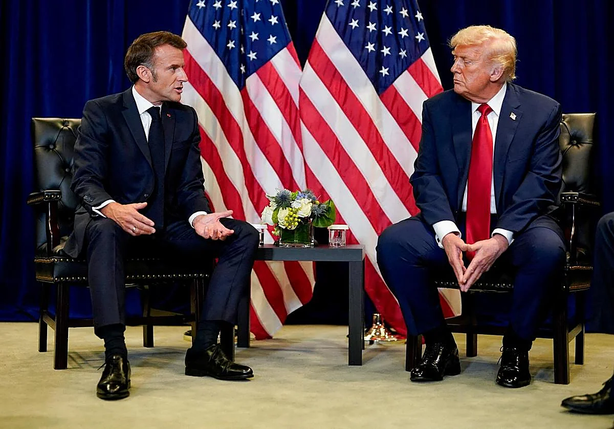 Macron contra Trump, el duelo 'win-win' que simboliza la tensión entre Europa y Estados Unidos