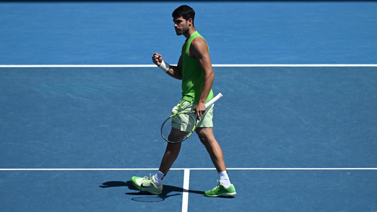 Alcaraz mejora su versión australiana<br>