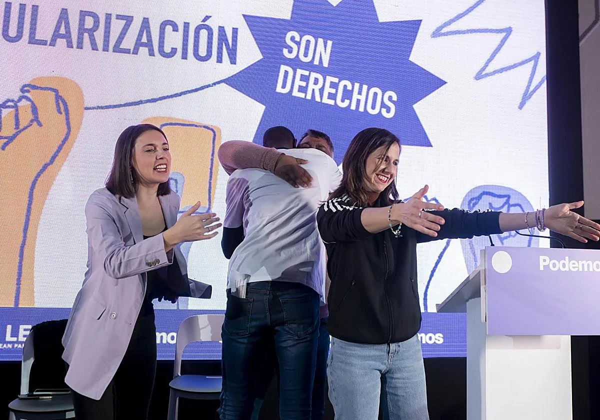 Migrantes y banderas