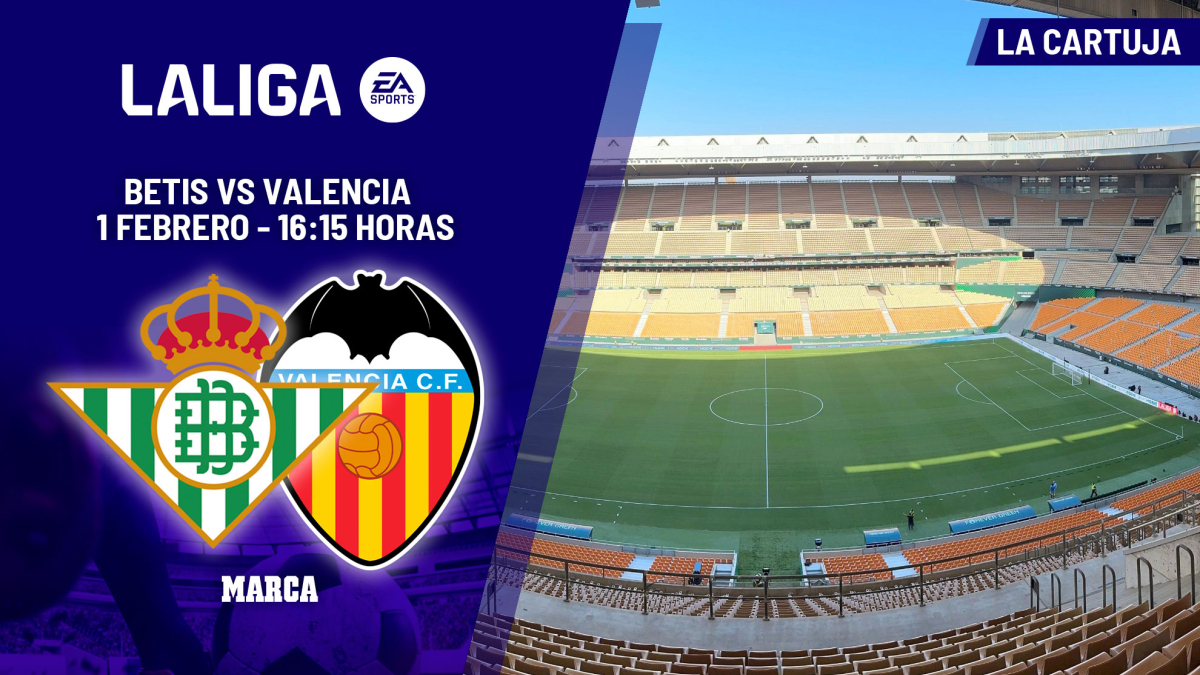 Betis - Valencia: horario y dónde ver hoy por TV y online el partido de LaLiga EA Sports