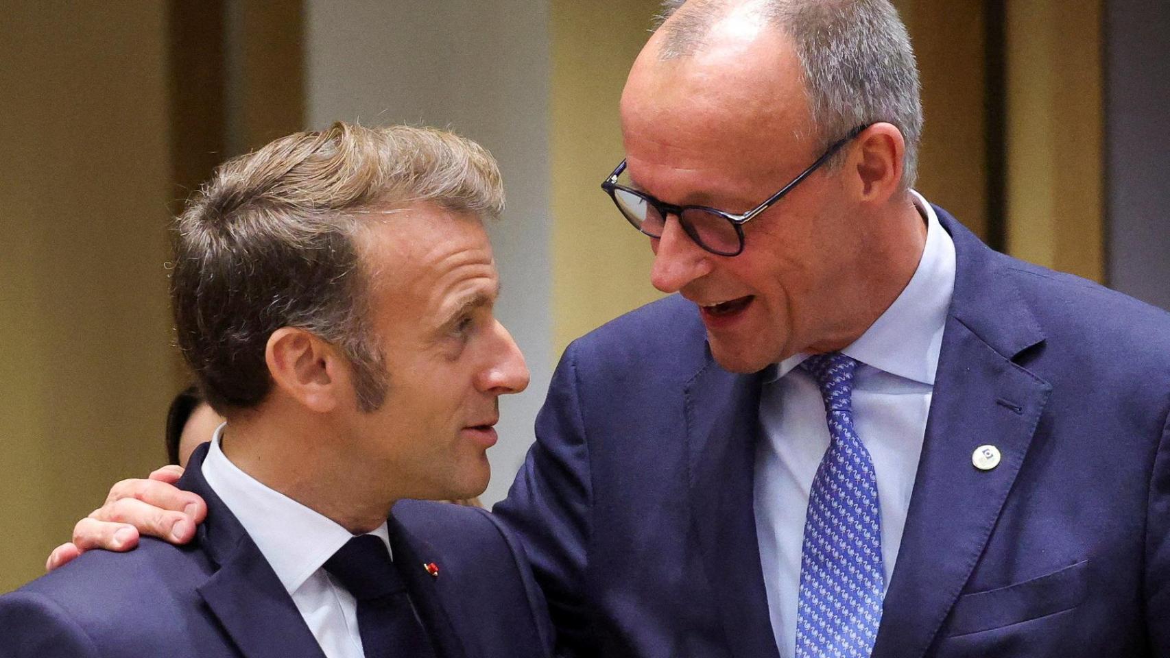 "Están jugando con nosotros": Merz y Macron expresan en privado su recelo hacia los negociadores de Trump