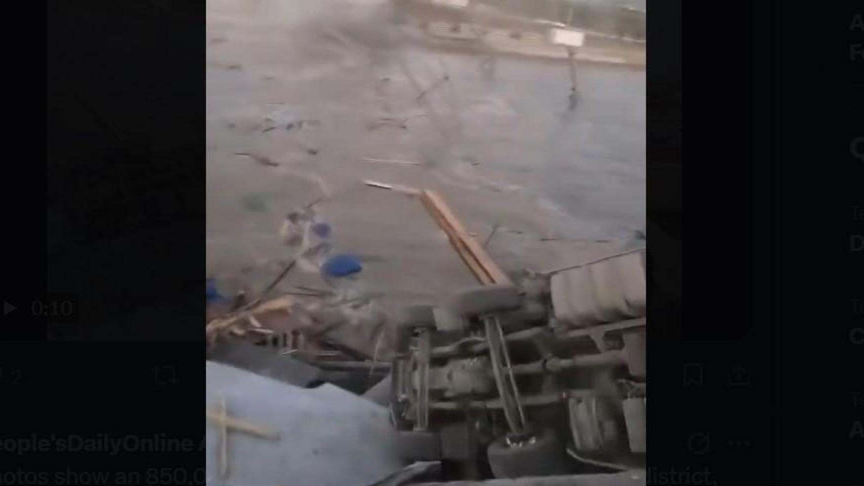 Al menos cinco muertos tras derrumbarse un puente en construcción en China: hay varios desaparecidos