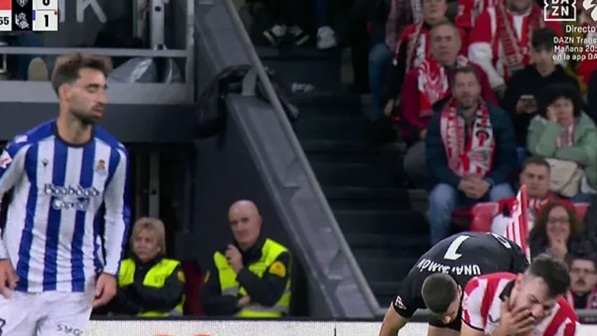 La Real insiste en su denuncia de la roja a Brais Méndez: " Arbitrar es muy difícil y mucho más sin ver la jugada"