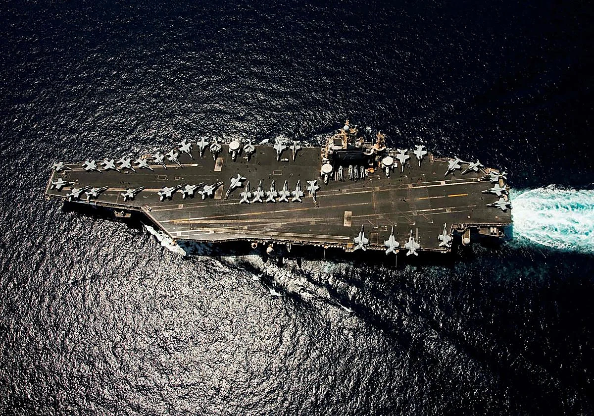 EE UU derriba un dron iraní que se aproximaba a su portaviones en el mar Arábigo