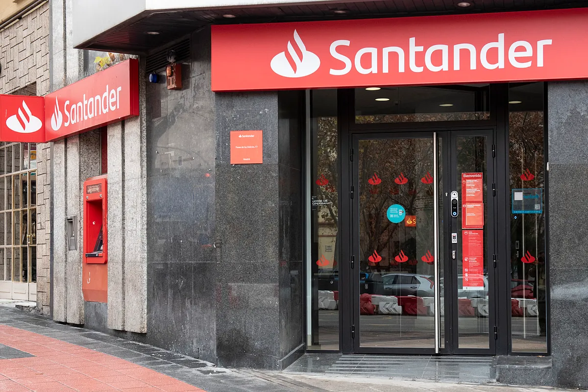 Santander cae un 4% en el Ibex