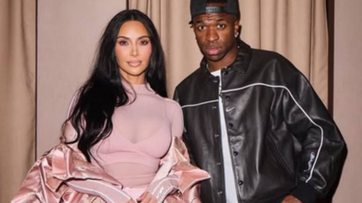 Vinicius se deja ver con Kim Kardashian en París