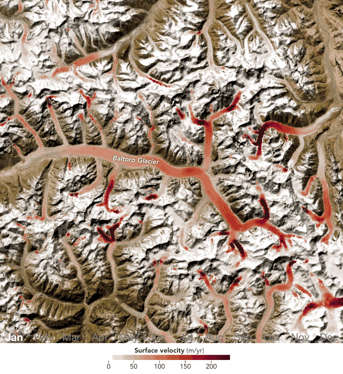 Tracking Glacial Change with Landsat and Radar 