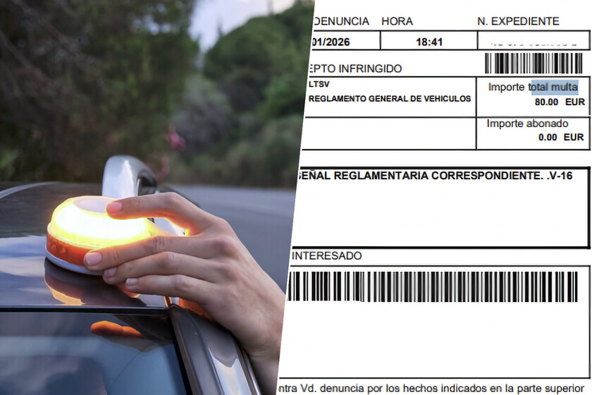 La DGT nos vendió un "periodo razonable sin sanciones" para las balizas V-16. Ya están llegando las multas