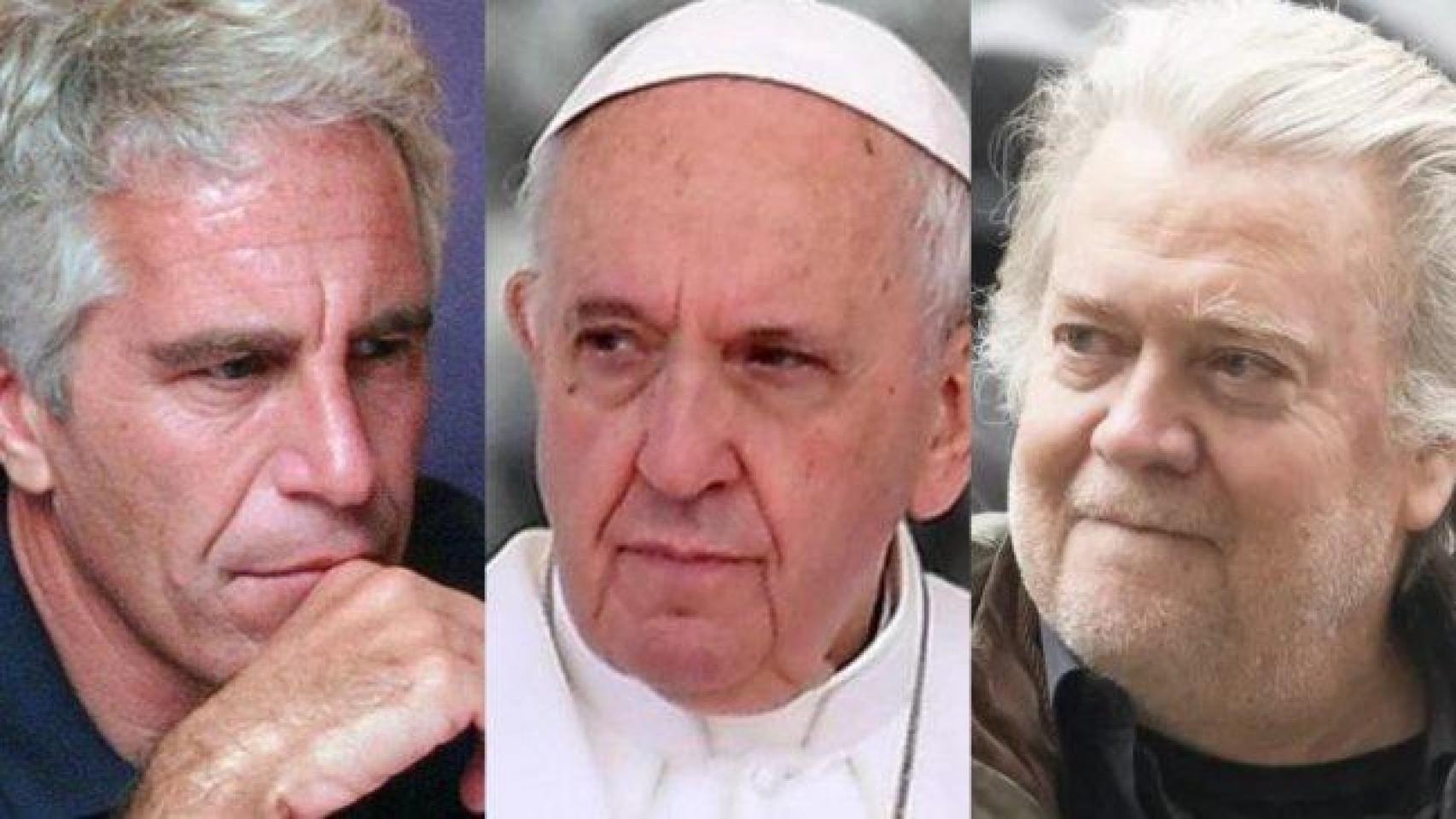 Epstein y Bannon maniobraron para 'derribar' al papa Francisco financiando grupos católicos para introducirse en el Vaticano