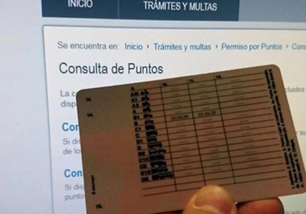 Justicia obliga a Tráfico a devolver puntos del carnet de conducir