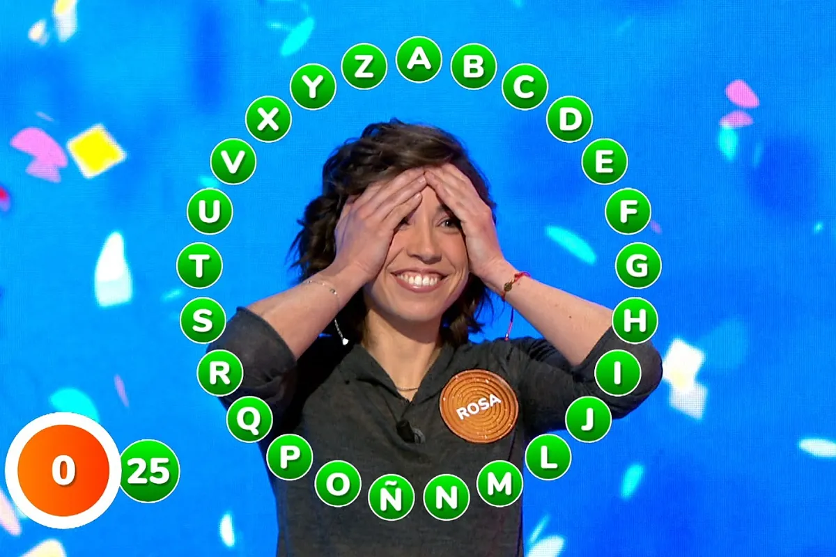 Ganadora de Pasapalabra: Rosa se lleva el bote más grande de la historia