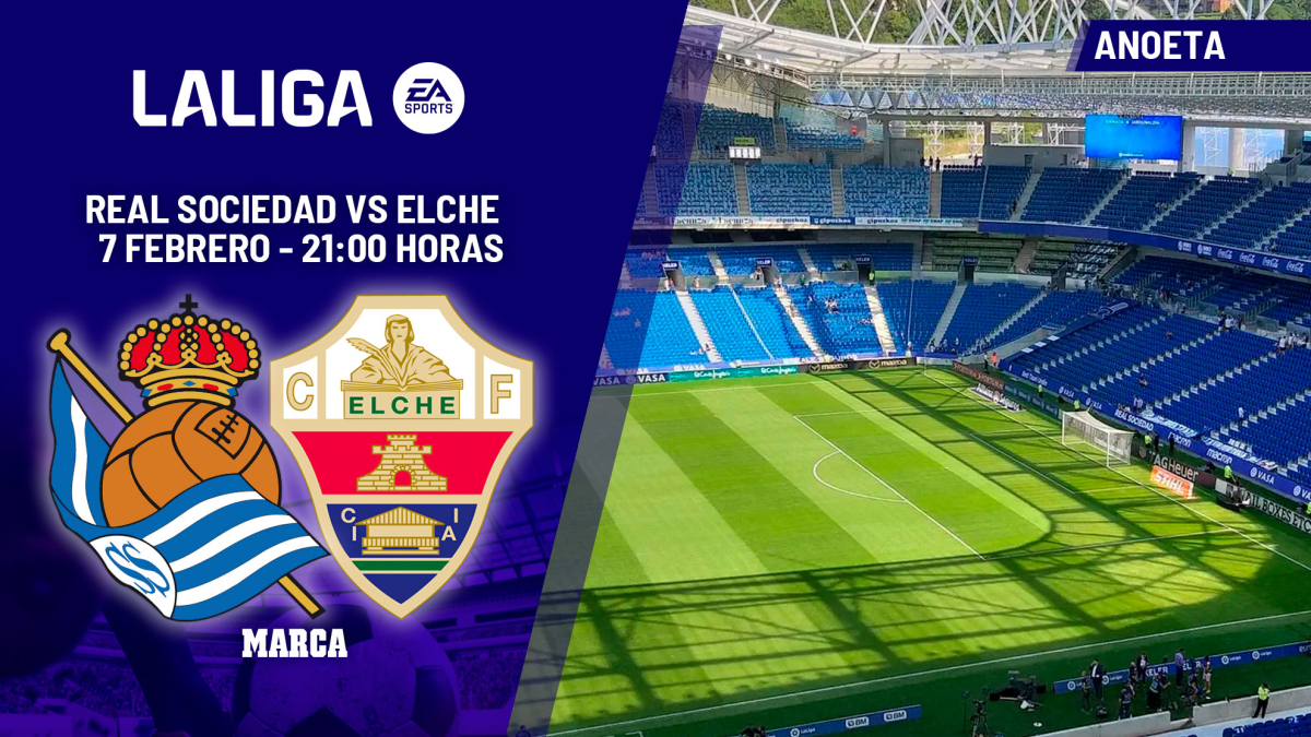 Real Sociedad - Elche | Con dinámicas opuestas: análisis, previa, pronóstico y predicción
