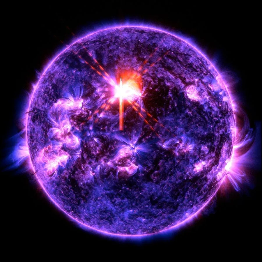 Strong Solar Flare