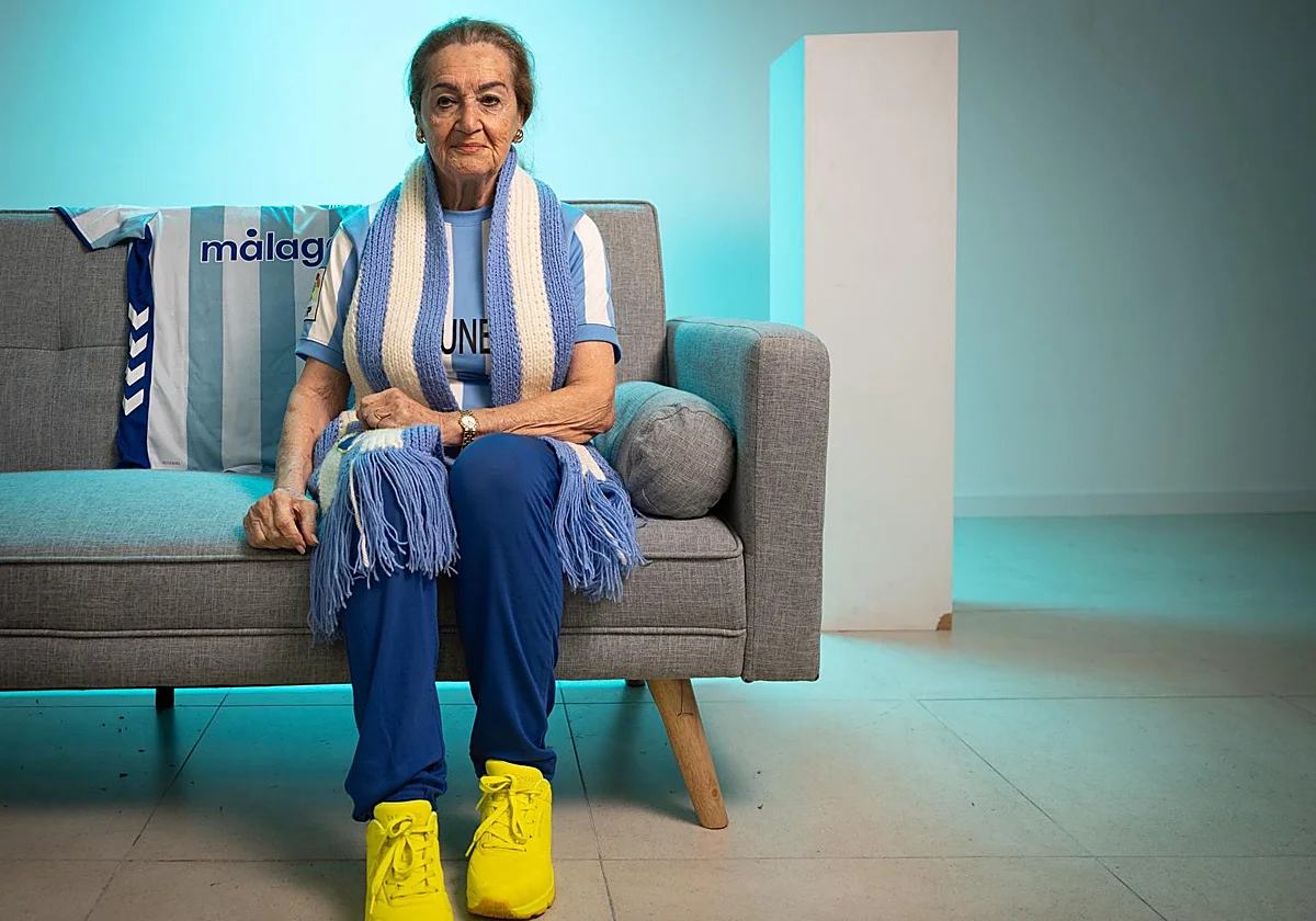 Encarnita Perrault: «Espero no morir antes de ver al Málaga otra vez en Primera División»